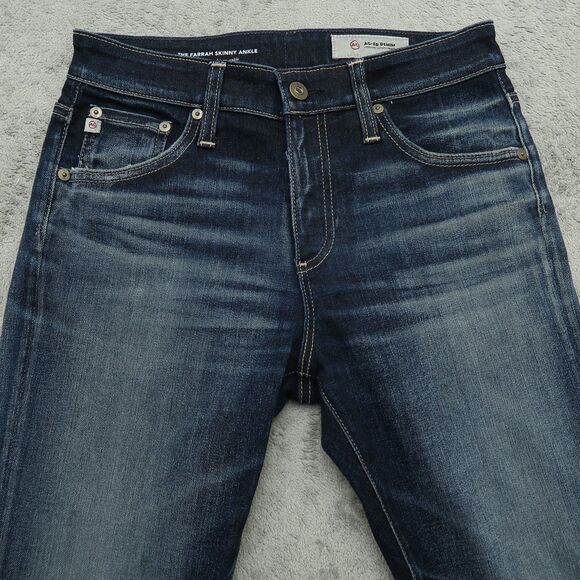 Adriano Goldschmied AG Women's Size 26R High-Rise Farrah Skinny Ankle 29" Inseam - Picture 12 of 16